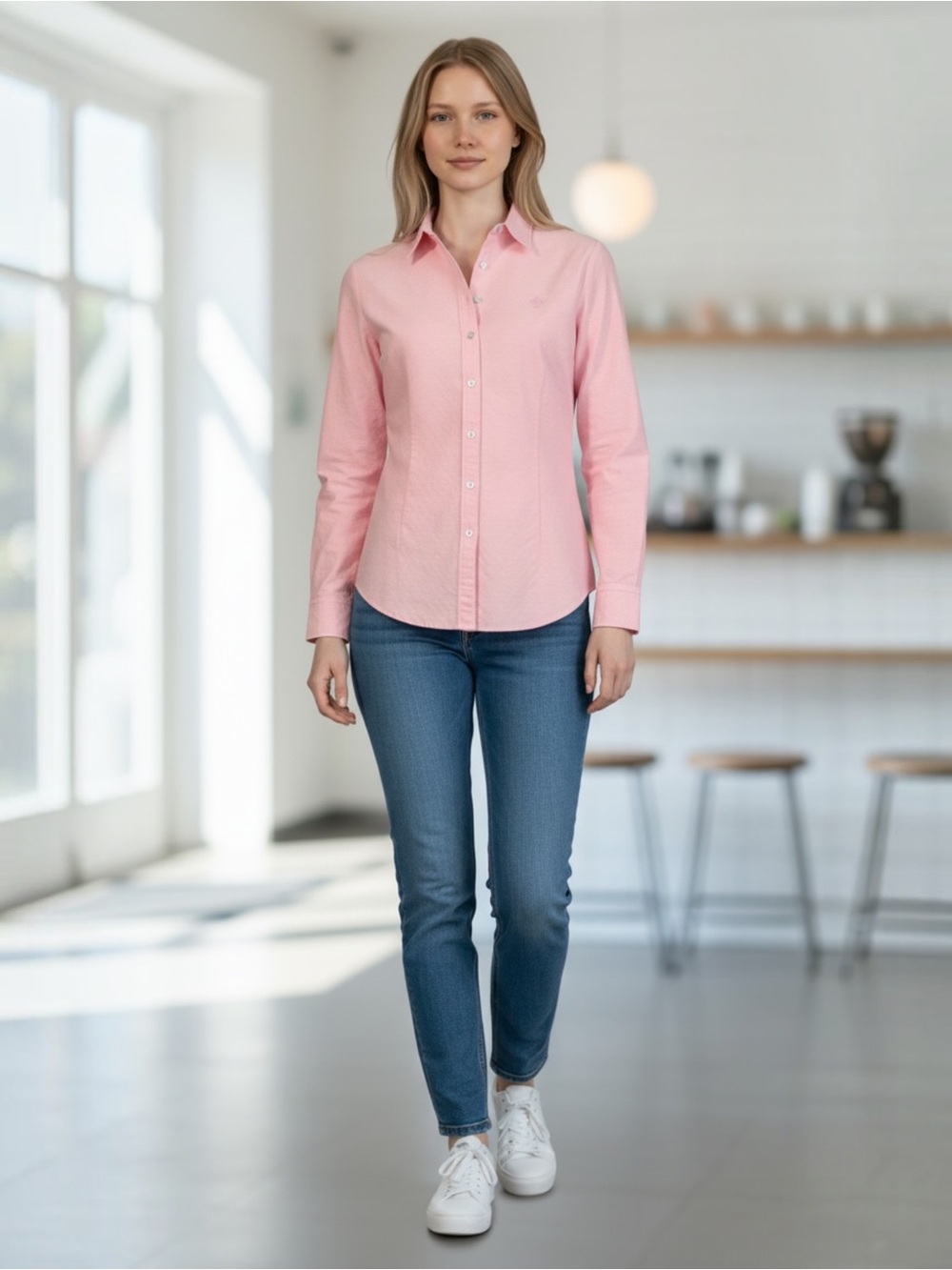 Brooks Brothers Red Fleece Pink Cotton Shirt